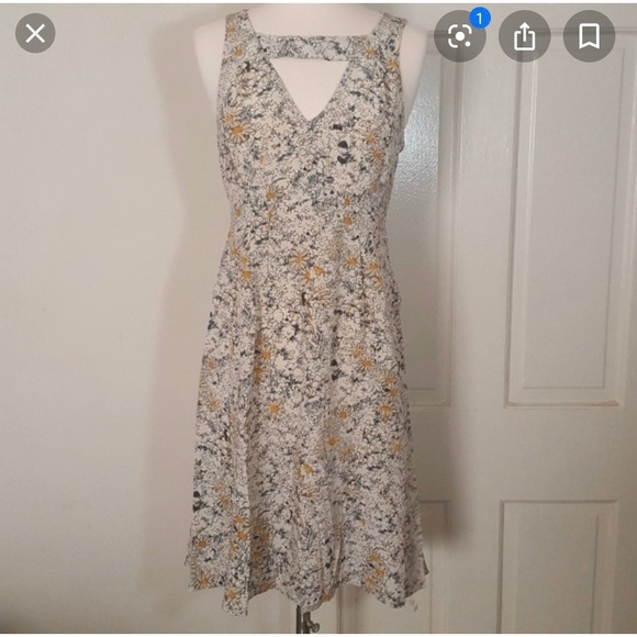 Anthropologie Dresses & Skirts - Worn Once Anthropologie Silk Floral Midi Dress